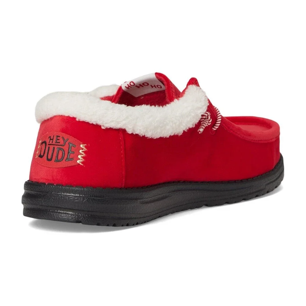 Hey Dude Men's Wally Santa Claus Red 45313-610